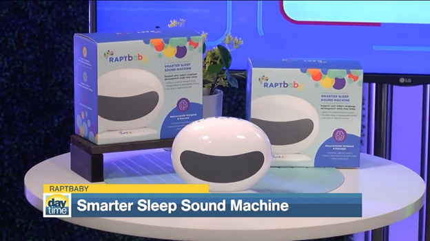 Daytime:  New Nursery Must-Have: RAPTbaby™ Smarter Sleep Sound Machine