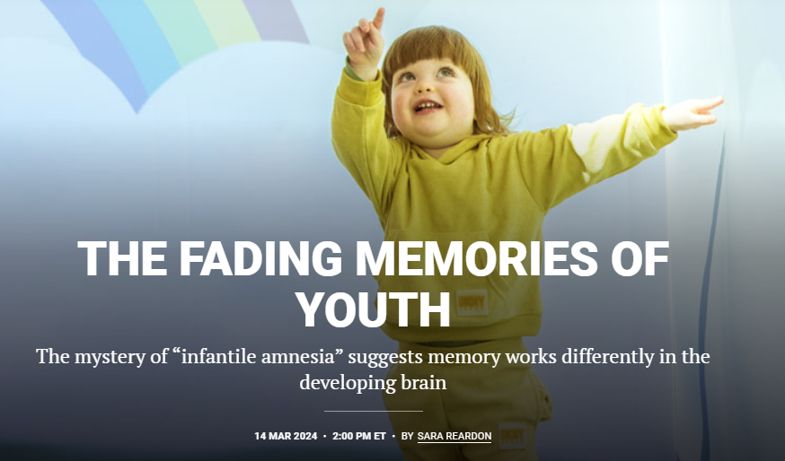 Science: The Fading Memories of Youth